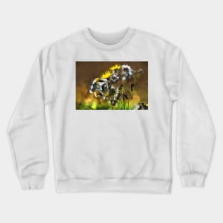 Dandelion Life Cycle with artistic filter Crewneck Sweatshirt